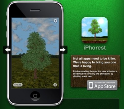 iphorest 400x352 iPhorest  mit dem iPhone einen Baum pflanzen Teil 2