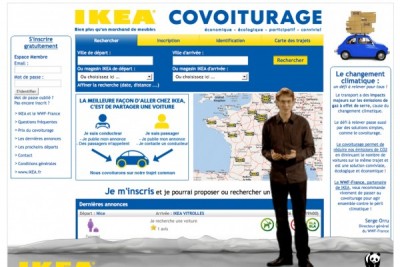 ikea covoiturage 400x267 IKEA Leko   Mitfahrzentrale für Frankreich